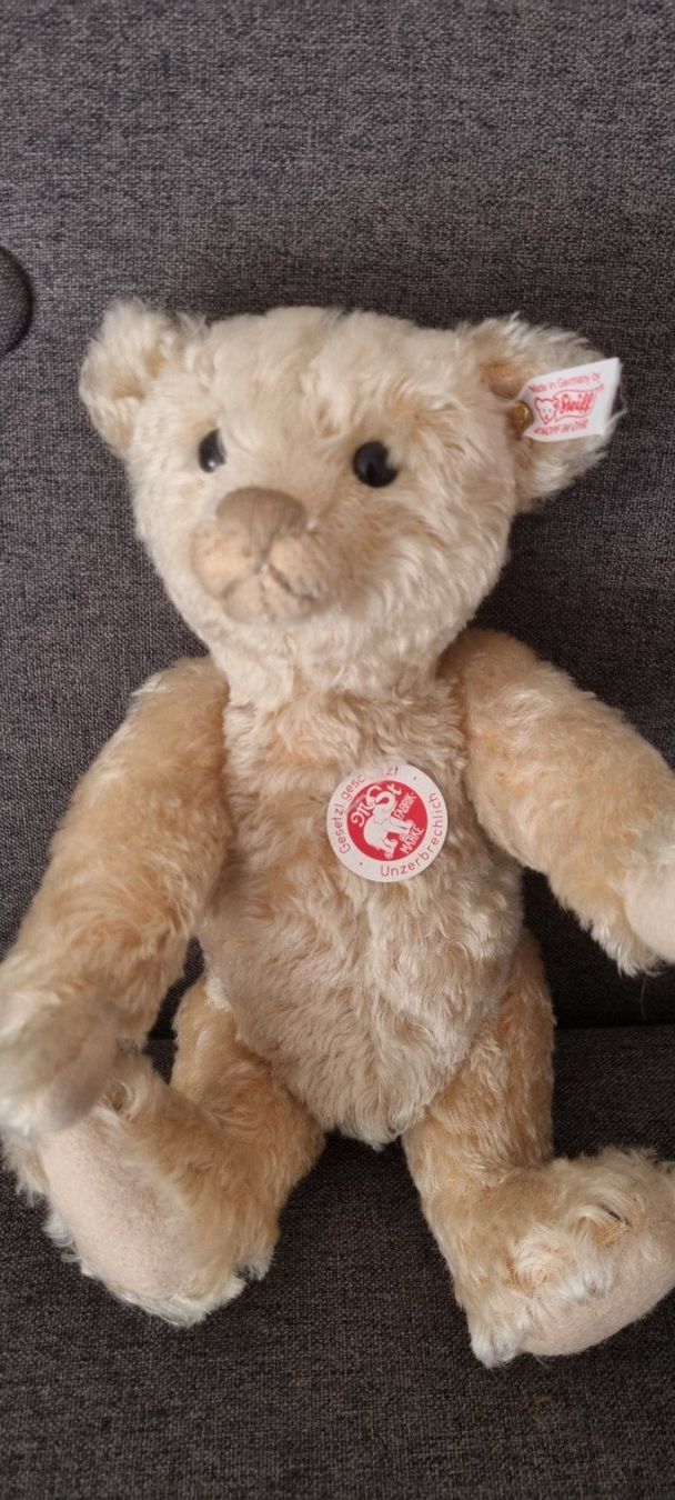 Steiff Giocattoli: Steiff Classic weiss, ca. 28 cm - 038945 – Usato da Lenzburg venduto da friedi5 1
