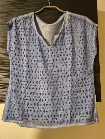 Taifun Shirt, hellblau, neuwertig, Grösse 40, Sommerlich!