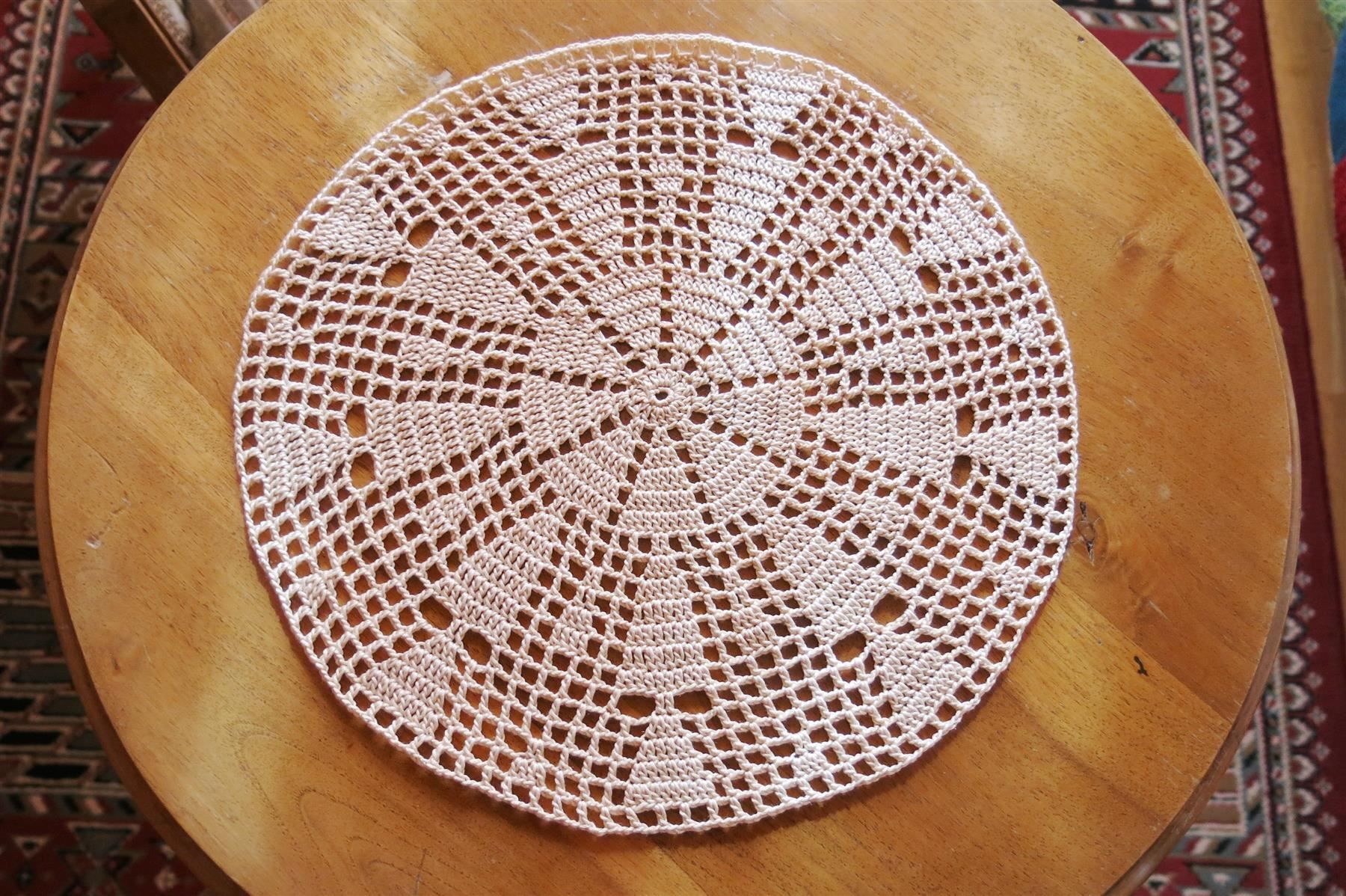 Tutte le decorazioni: Rundes Häkeldeckchen ca 32cm / ecru – Nuovo (secondo la descrizione) da Schaffhausen venduto da Espressoo7
