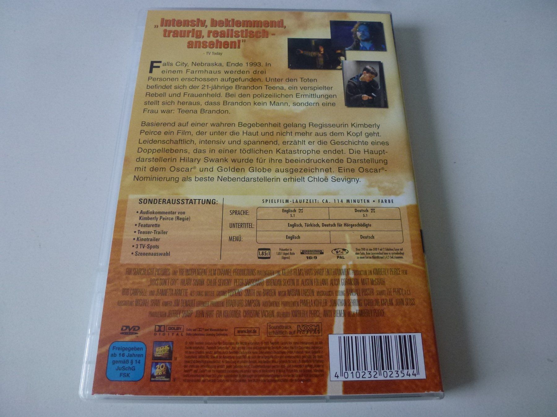 Tutti i DVDs: Boys don't cry (DVD) – Nuovo (secondo la descrizione) da Bern venduto da Frebo 1