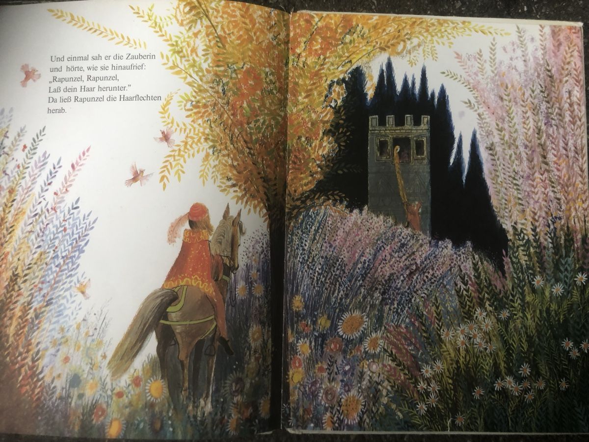 Libri: Rapunzel: Wunderschönes Bilderbuch 1974 – Usato da Bern venduto da reisetina 1