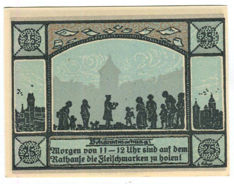 Banconote: Notgeld "25 Pfennig. Mainbernheim 1921" – Usato da Basel venduto da Butsch5 1