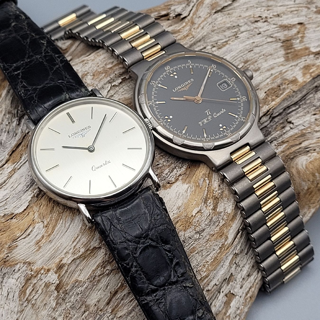 Longines Montres: LONGINES CONQUEST V.H.P TI TITANIUM & LONGINES QUARTZ DEFEKT – Défectueux à Bern par SeikoVintage 6