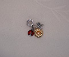 Charm "Sonnenblume" zu Pandora 925 Silber