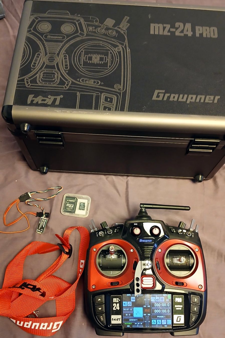 Graupner Telecomando: Graupner MZ24 Pro mit Senderkoffer – Usato da Opfertshofen SH venduto da Pppch