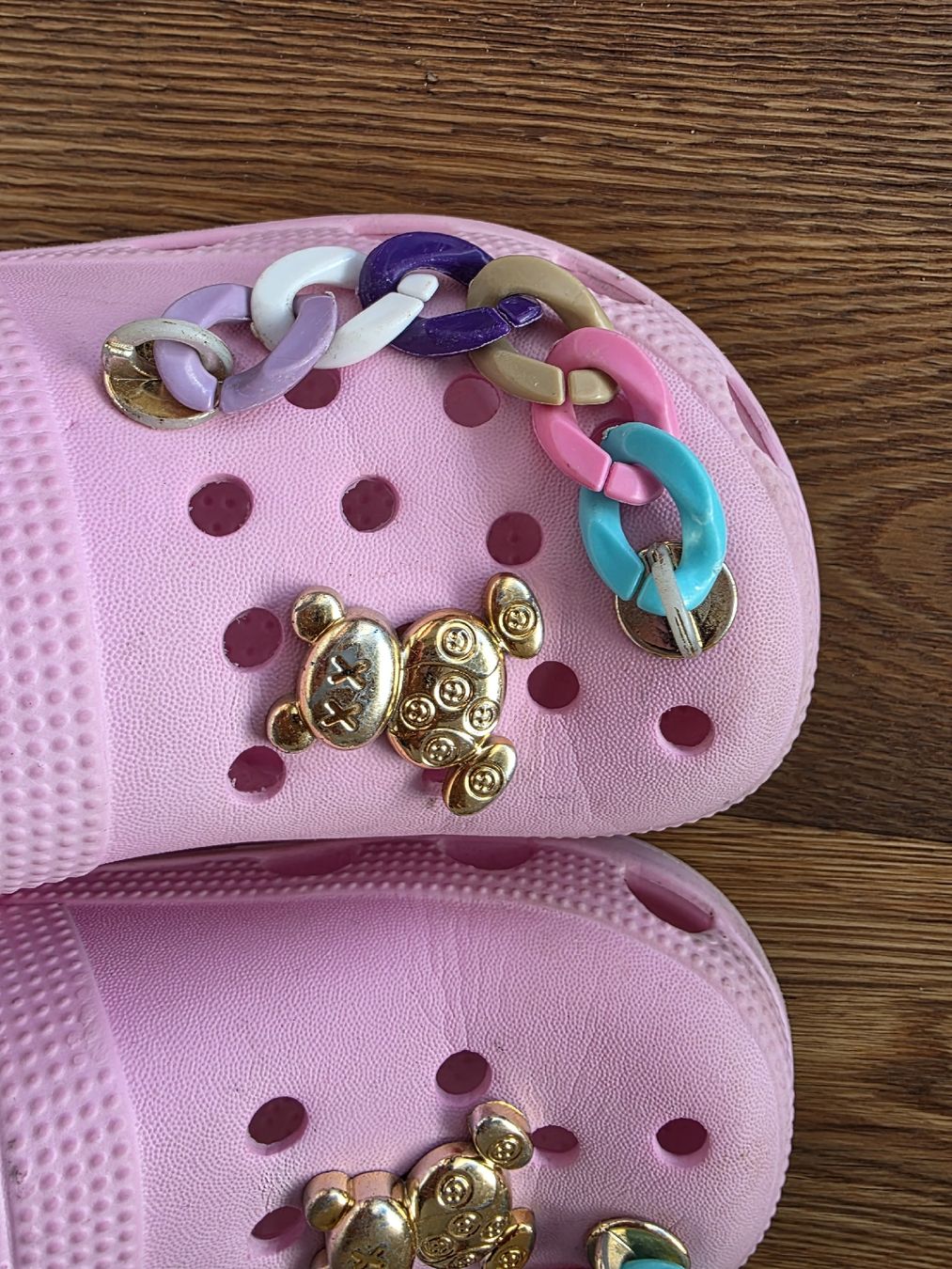 Scarpe per ragazze: Rosa Clogs, Grösse 30, mit Schmuck, Top Zustand! – Usato da Zell LU venduto da claro62 2