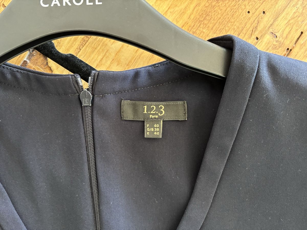Vestiti: 1-2-3 : Robe Navyblue - 38 CH – Usato da Chardonne venduto da teenyweeny 3