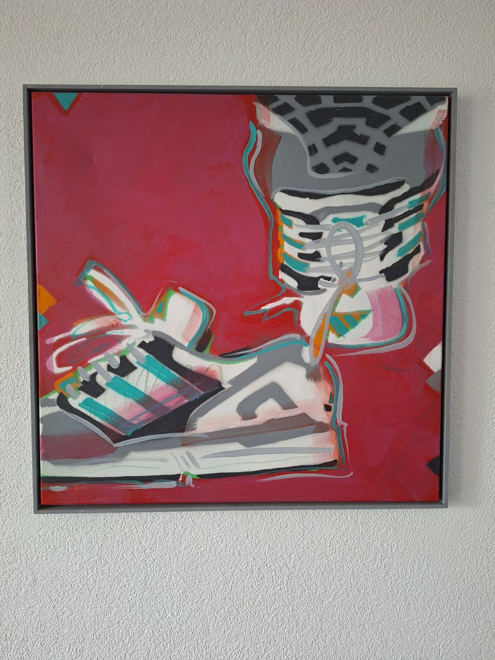 Foto & Immagini: Acryl auf Leinwand rot – Usato da Zürich venduto da Adnil13