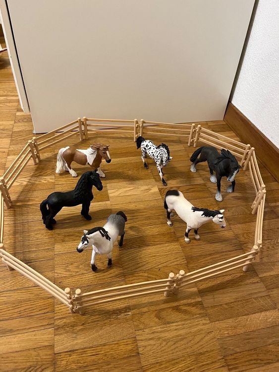 Schleich Pferdekoppel Zaun Gehege Zubehör Top Zustand Kaufen auf Ricardo