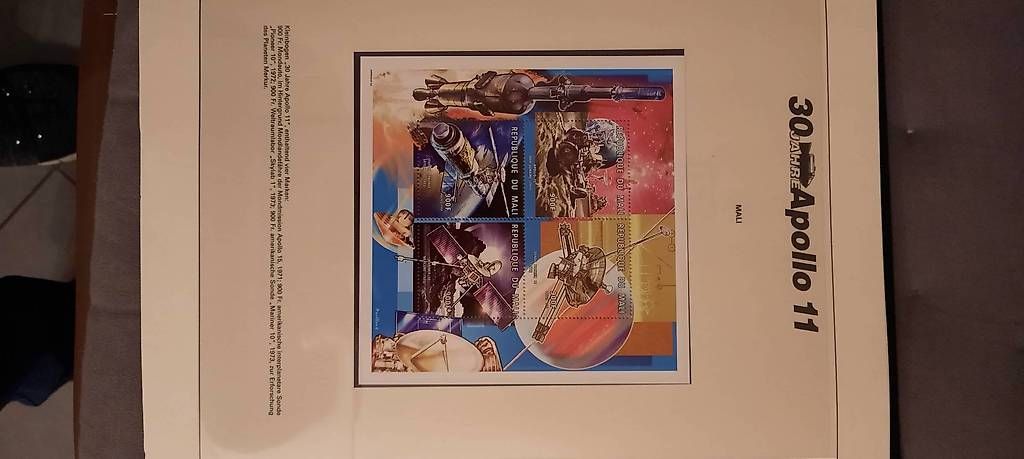 Tutti i francobolli: collection de timbres sur les 30 ans d'Apollo 11 – Usato da Vernier venduto da for_2zny 2