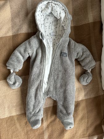 Fleece Baby Onesie - Size 50/56 