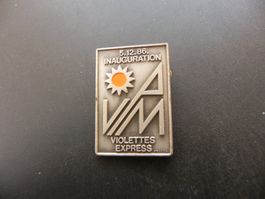 Abzeichen Inaugruation Violettes Express 1986