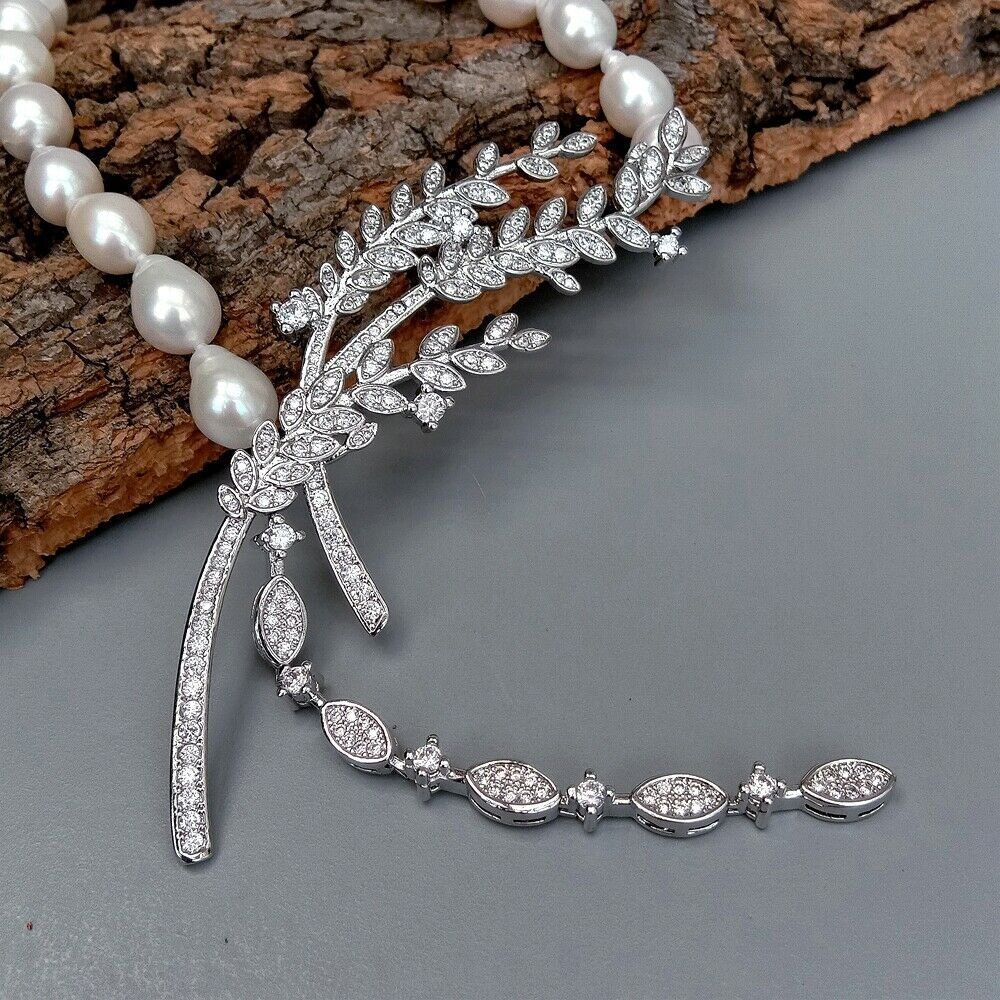 Catenine: SALE Mina Perlen Kette Echt Collier Perle Véritable Coeur – Nuovo (secondo la descrizione) da Prilly venduto da ilyria73 1