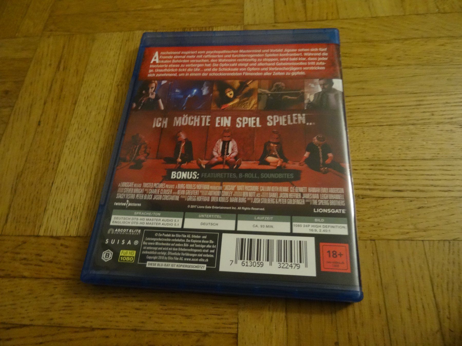 Tutti i DVDs: Jigsaw BLU-RAY – Usato da Olten venduto da Disc-Verkauf 2