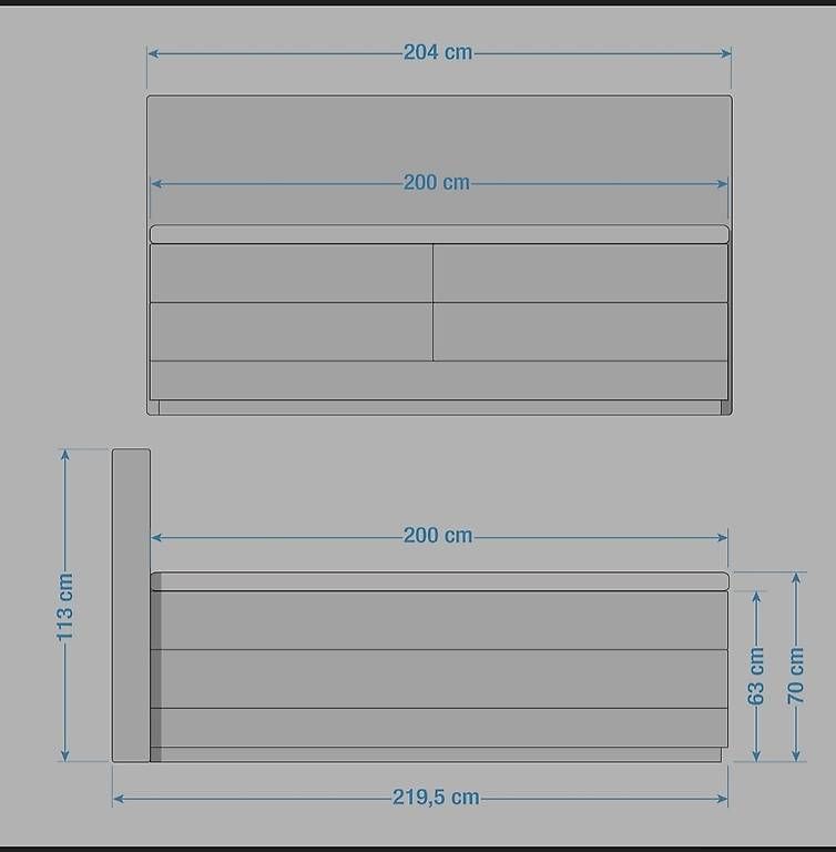 Letti: Boxspringbett  – Usato da Birsfelden venduto da Lu1802 2