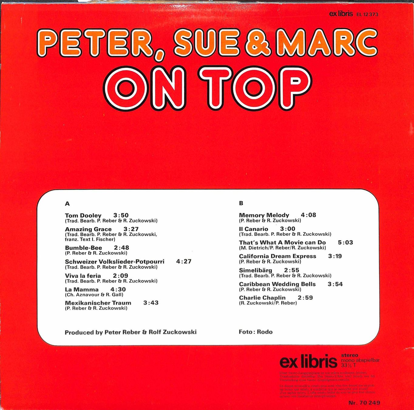 Schallplatten: LP: Peter, Sue & Marc - ON TOP – Gebraucht aus Trimmis von Dres2 1