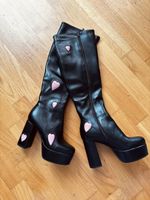 CANDYFLOSS LOVE PLATFORM KNEE HIGH BOOTS - 38 nie getragen