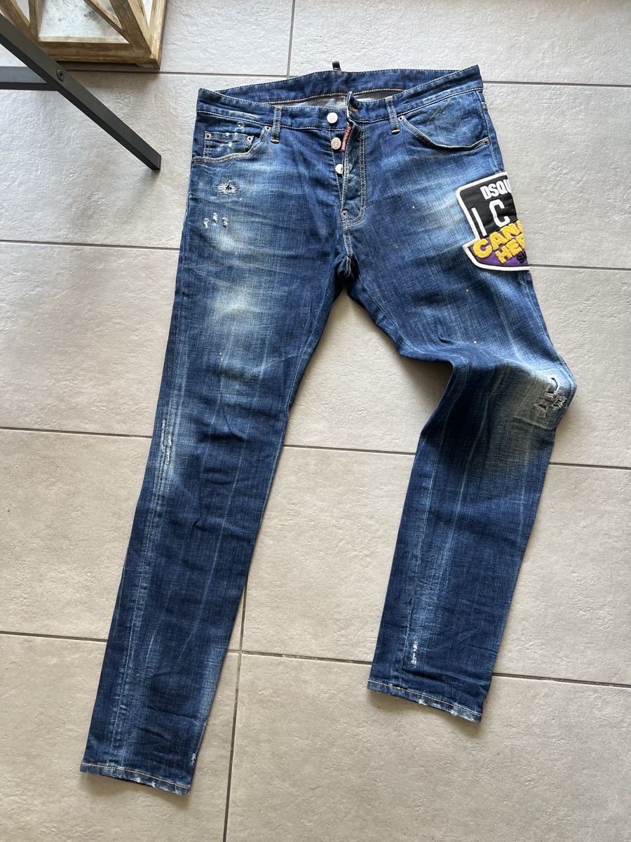Dsquared2 Jeans: Dsquared2 patch jeans uomo 50 – Usato da Mendrisio venduto da fly_9wzx 1