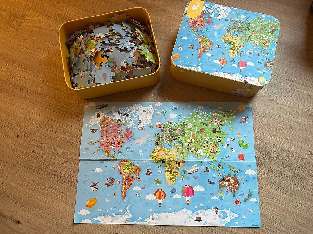 Puzzle: Puzzle Weltkarte 300 Teile – Usato da Thalheim an der Thur venduto da Iselisberger 1