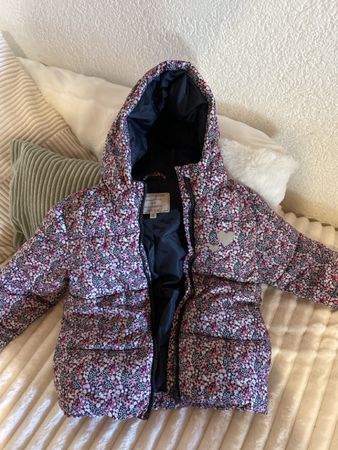 Tom Tailor Winterjacke, Gr. 116/122, Blumenmuster Top!