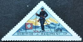 Soldatenmarke 1.WK, Gebirgs Infantrie Rgt 17, Wi 3.Div 138