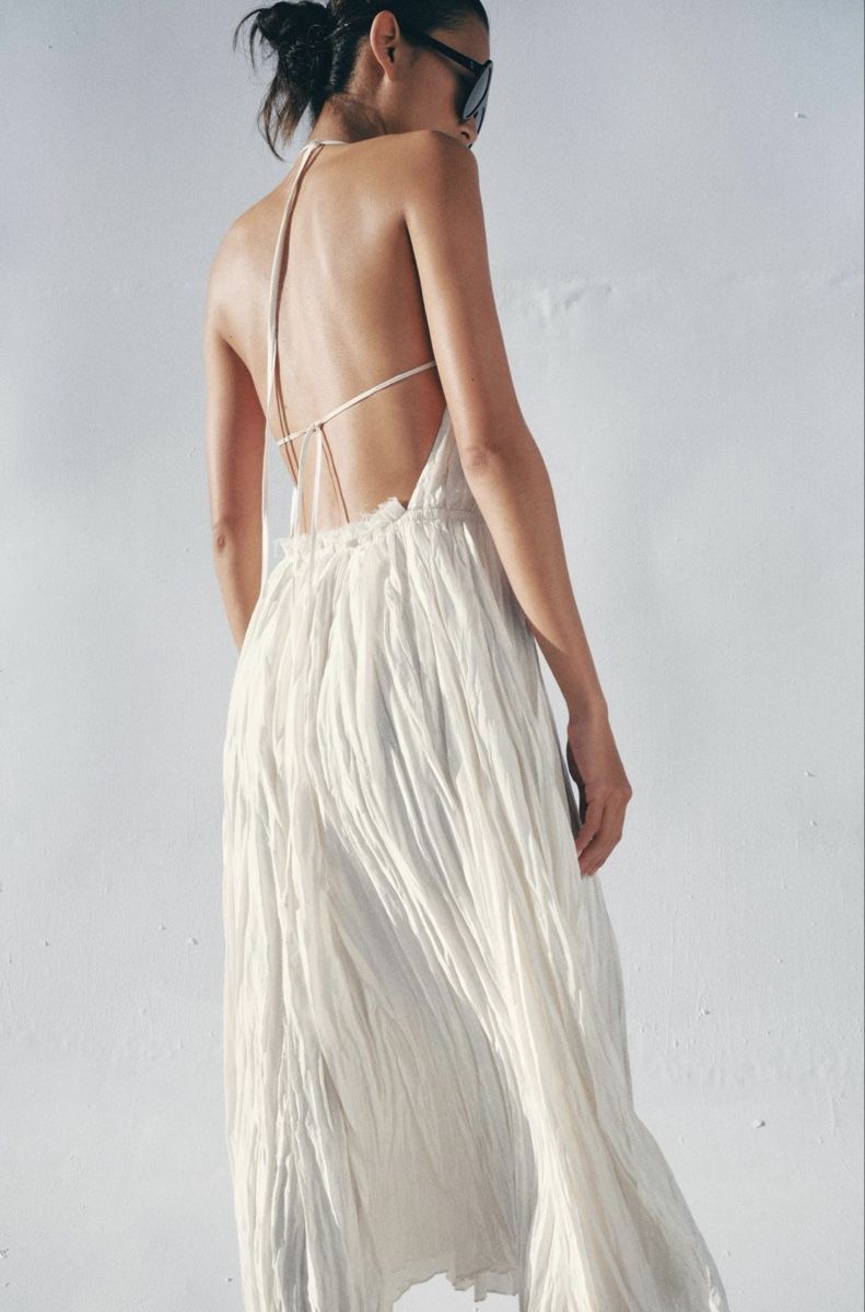 Kleider: Weißes Maxikleid, Größe S, 100 % Polyester – Neu und originalverpackt aus Veyras von ValClasse 1