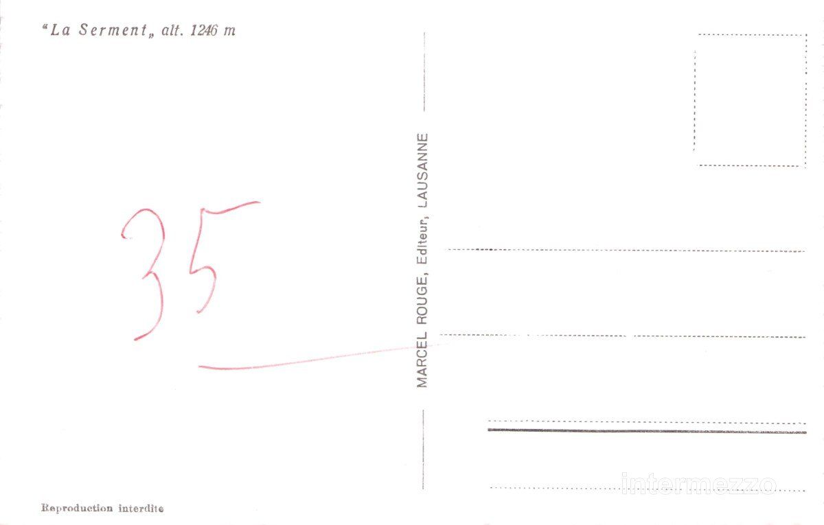 Cartoline postali: La Serment NE // Chalet Winter Schnee – Usato da Basel venduto da intermezzo12 1