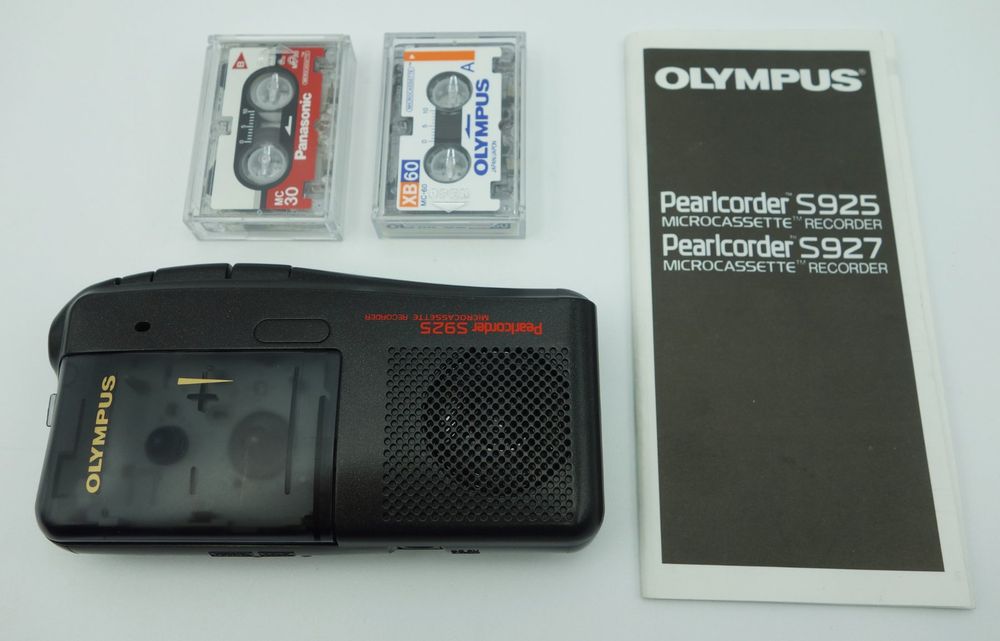 Olympus Pearlcoder S925 Diktiergerät 2 Kassetten Acheter Sur Ricardo 6768