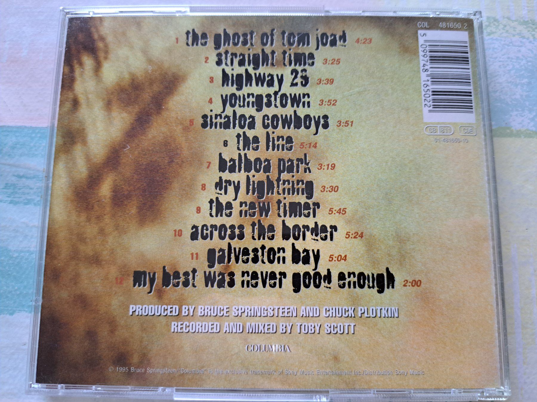 CDs: Cd Bruce Springsteen - The ghost of tom Joad – Gebraucht aus Pully von bro_n52j 1