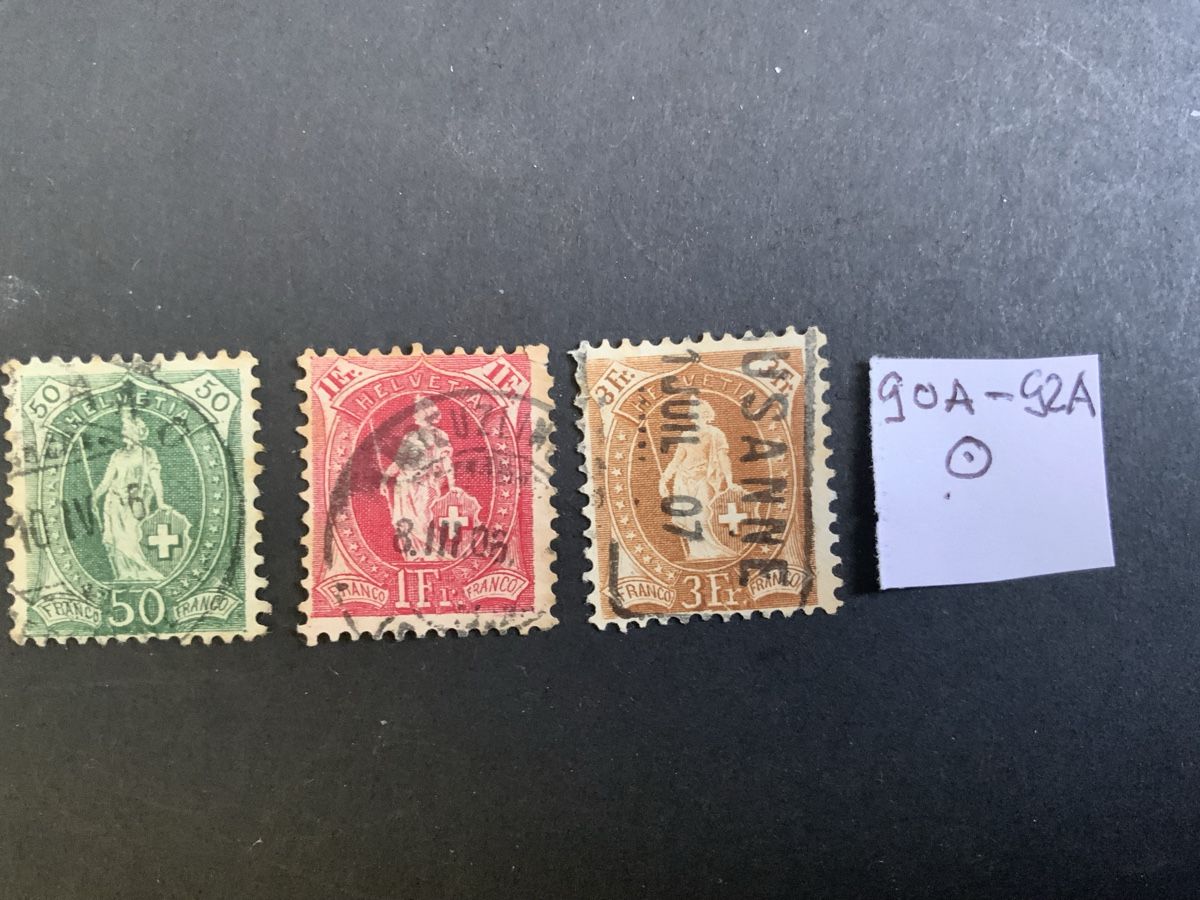 Alle Briefmarken: Stehende Helvetia – Gebraucht aus Binningen von chr_cr5n