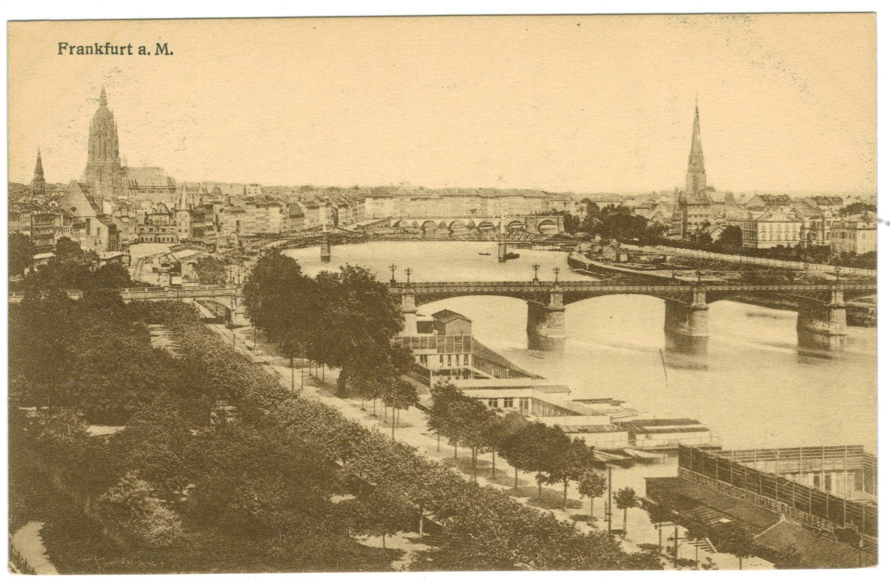 Cartoline postali: AK Frankfurt am Main – Usato da Zürich venduto da tol_b7c7
