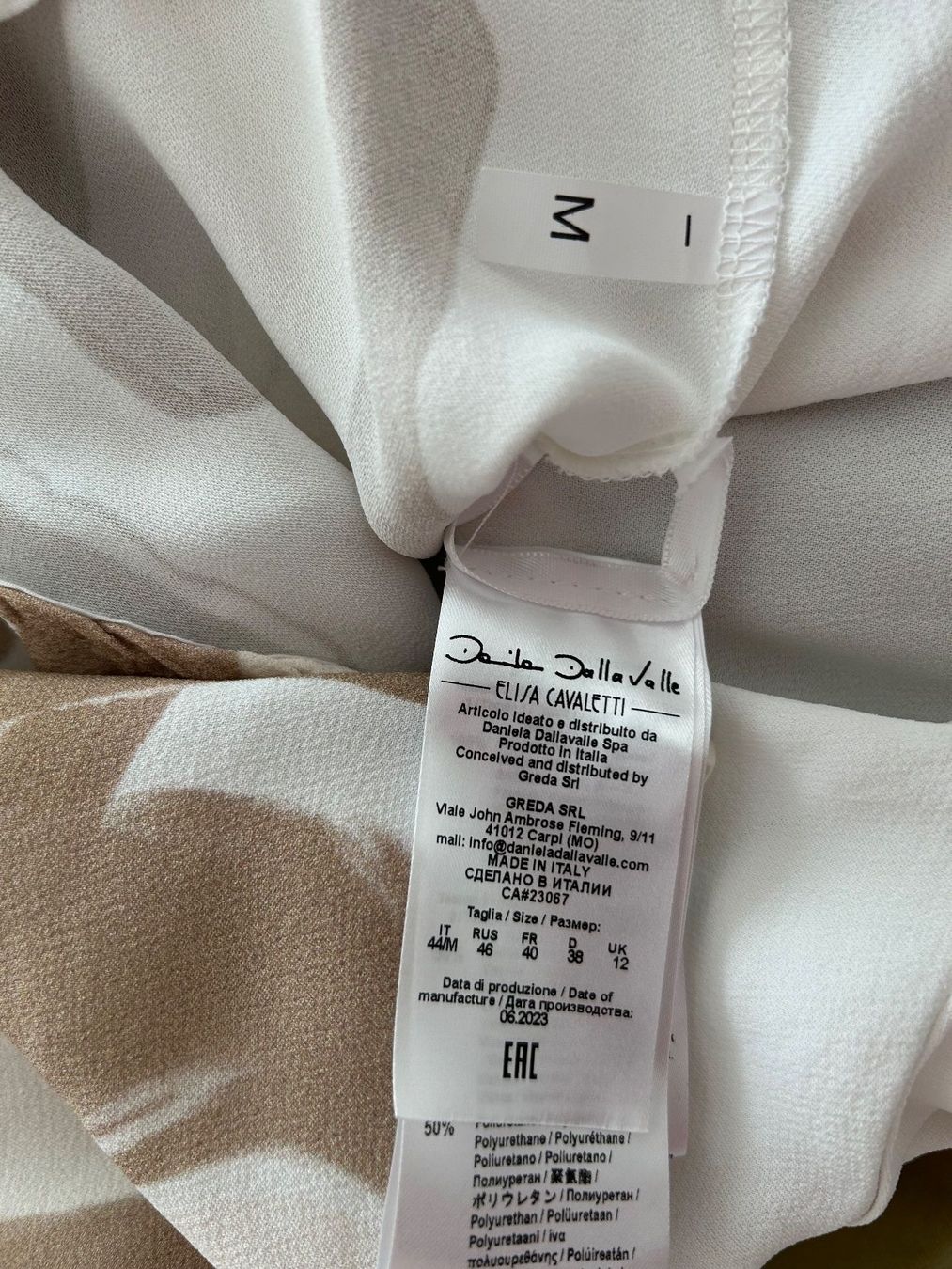 Elisa Cavaletti Camicette: Elisa Cavaletti Bluse in Beige, Gr.38 – Usato da Horn venduto da Resvi 3