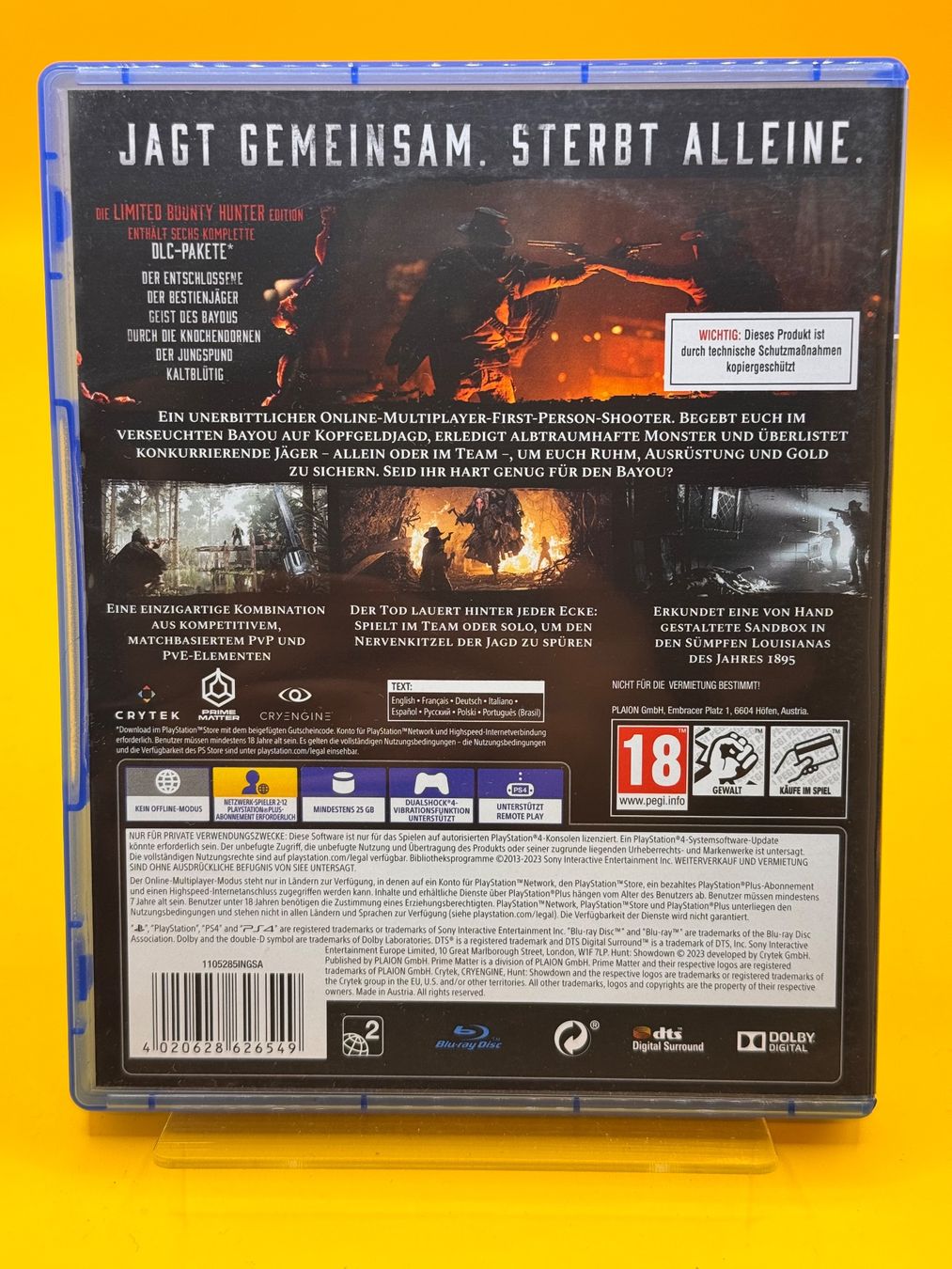 Sony Giochi: Hunt: Showdown Limited Edition PS4 – Usato da Oberwil b. Zug venduto da silver2024 1