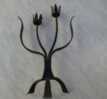Kerzenständer handgeschmiedet mit vielen Details
