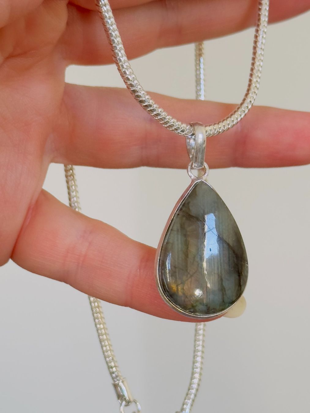 Catenine: Labradorite necklace – Nuovo e nell'imballaggio originale da Genève venduto da AGBERG 4