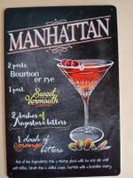 Manhatten Blechschild