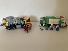 Lego Müllwagen & Betonmischer 