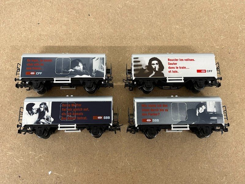 Märklin Modellini di ferrovie: SBB Werbewasgenset Märklin – Usato da Büsserach venduto da ModellbahnDepot 3