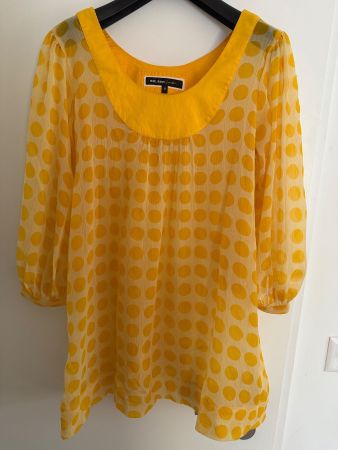 PEPE JEANS LONDON DAMEN BLUSE SHIRT TUNIKA SONNENGELB GR. M