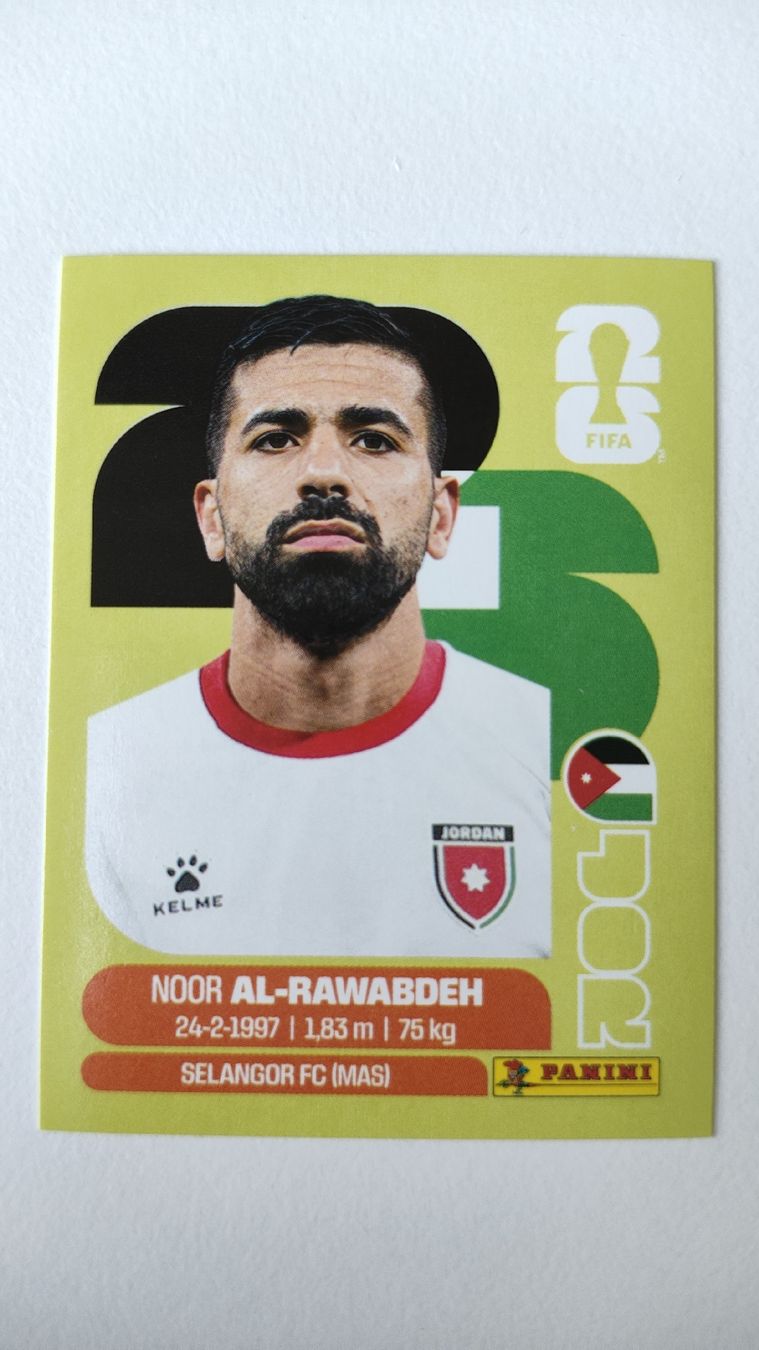Panini Carte collezionabili: JOR 11, WM 2026 Panini Sticker – Nuovo (secondo la descrizione) da St-Légier-La Chiésaz venduto da Marcoco0