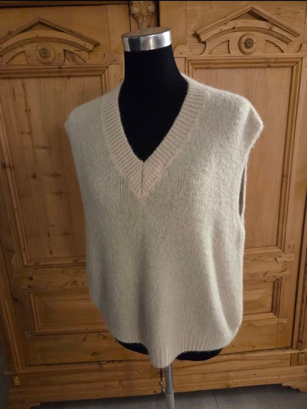 Maglioni & Felpe: schöner Pullunder/Pullover/Gilet - beige - Mohair – Nuovo (secondo la descrizione) da Pfäffikon ZH venduto da siae 1