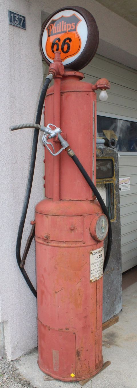 Altre raccolte & rarità: Phillips 66 Gilbarco 65 Tanksäule 1920 USA – Difettoso da Lüchingen venduto da Aw67