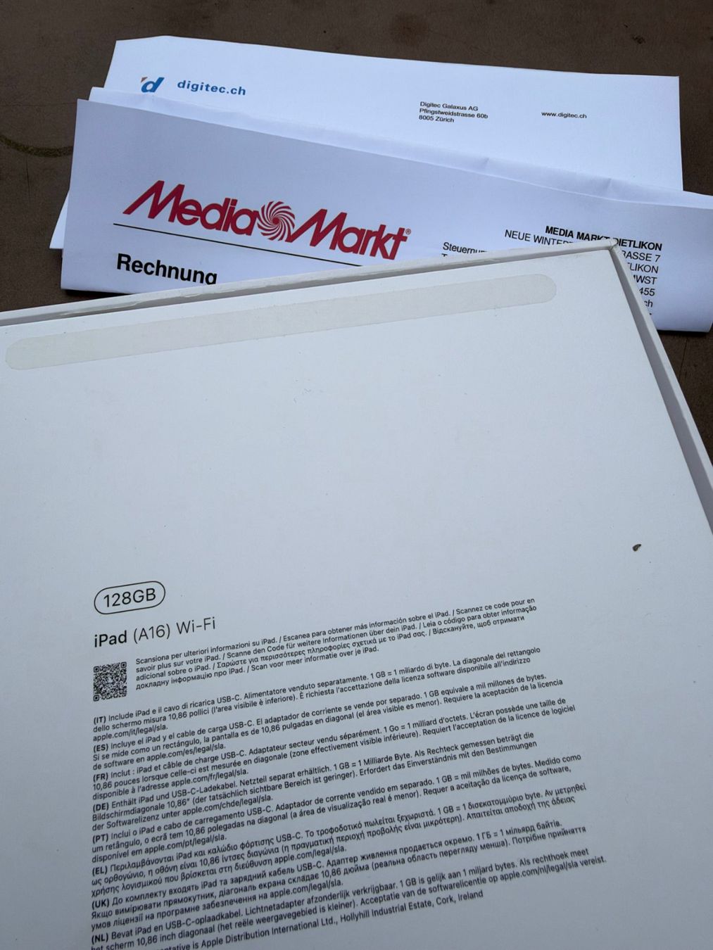 Apple Tablet PC: Apple iPad (A16) 2025 – Gebraucht aus Thalwil von LeCh1ffre 1