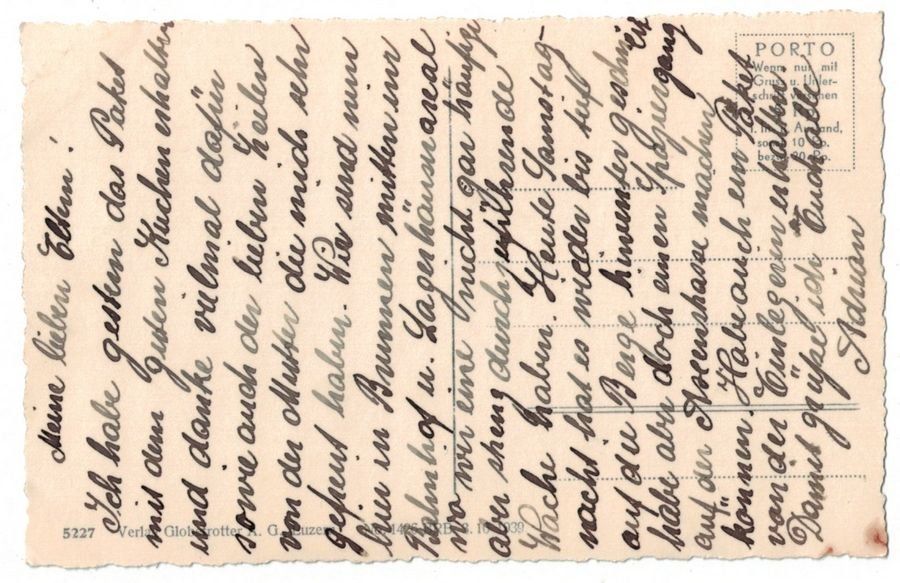 Cartoline postali: Brunnen, Ferienheim Bally, um 1940 – Usato da Frauenfeld venduto da POML 1
