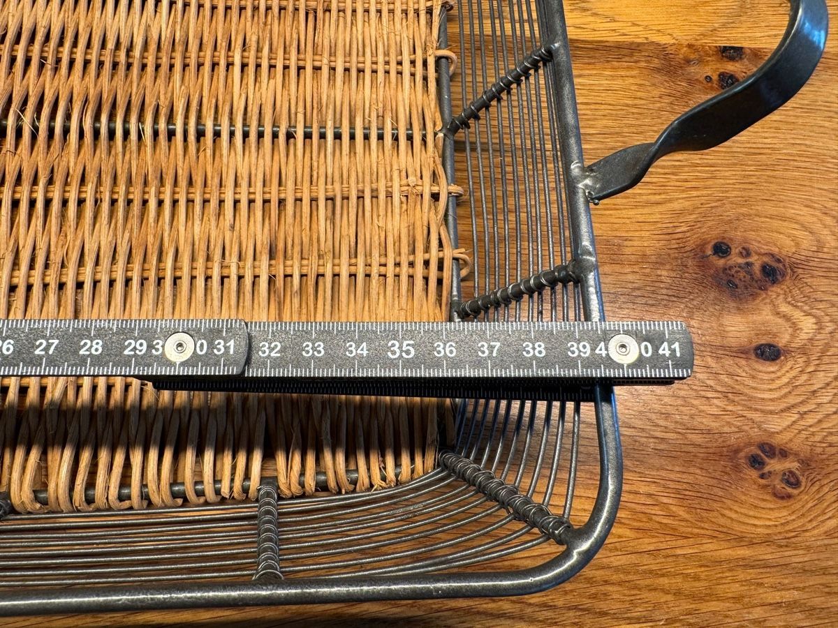 Servierplatten: Servier Tablet aus Metall & Rattan – Gebraucht aus Niederbüren von poschti 6