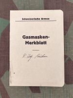  Reglement C 95, Gasmasken-Merkblatt