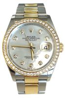 Rolex Datejust Stahl-Gold Perlmutt-Diamant 36mm - 126283RBR