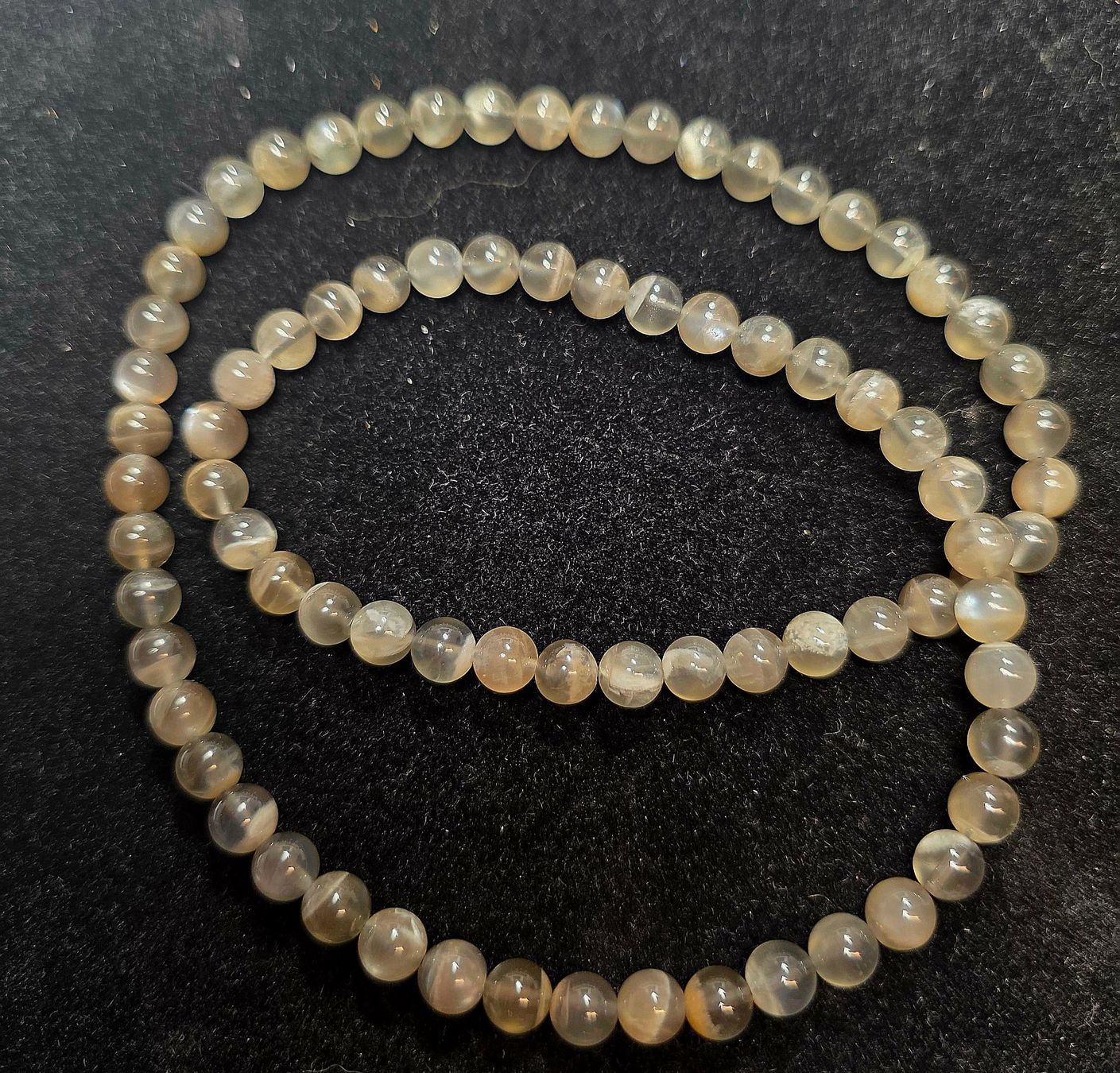 Minerali & Pietre curative: Schwarze Mondstein Kette – Nuovo (secondo la descrizione) da Matzingen venduto da Shay_Crystalz