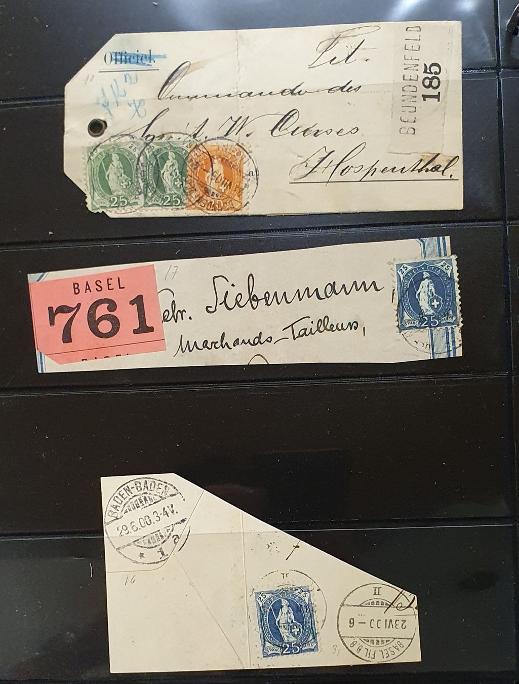 Tutti i francobolli: Album mit Stehende Helvetia – Usato da Kreuzlingen venduto da Rschweiz1 9