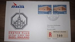 Itavia Basel - Mailand 03.11.1969